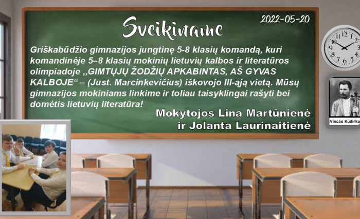 Sveikiname 05-24