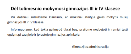 del tolimesnio mokymosi
