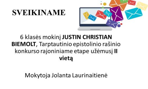 Epistolinio rašinio konkursas 2024-03-13 Epistolinio rašinio konkursas 2024-03-13