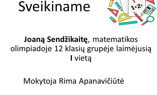 Sveikiname 2025-01-17