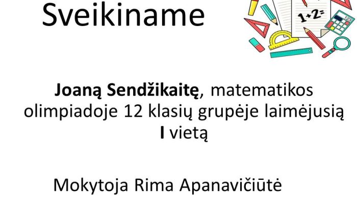 Sveikiname 2025-01-17