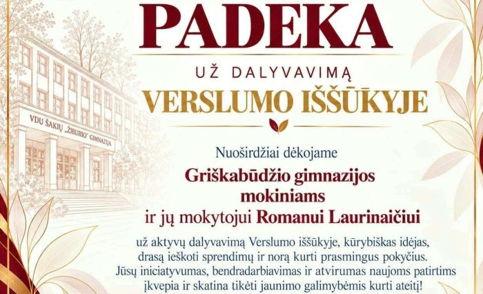 verslumas verslumas